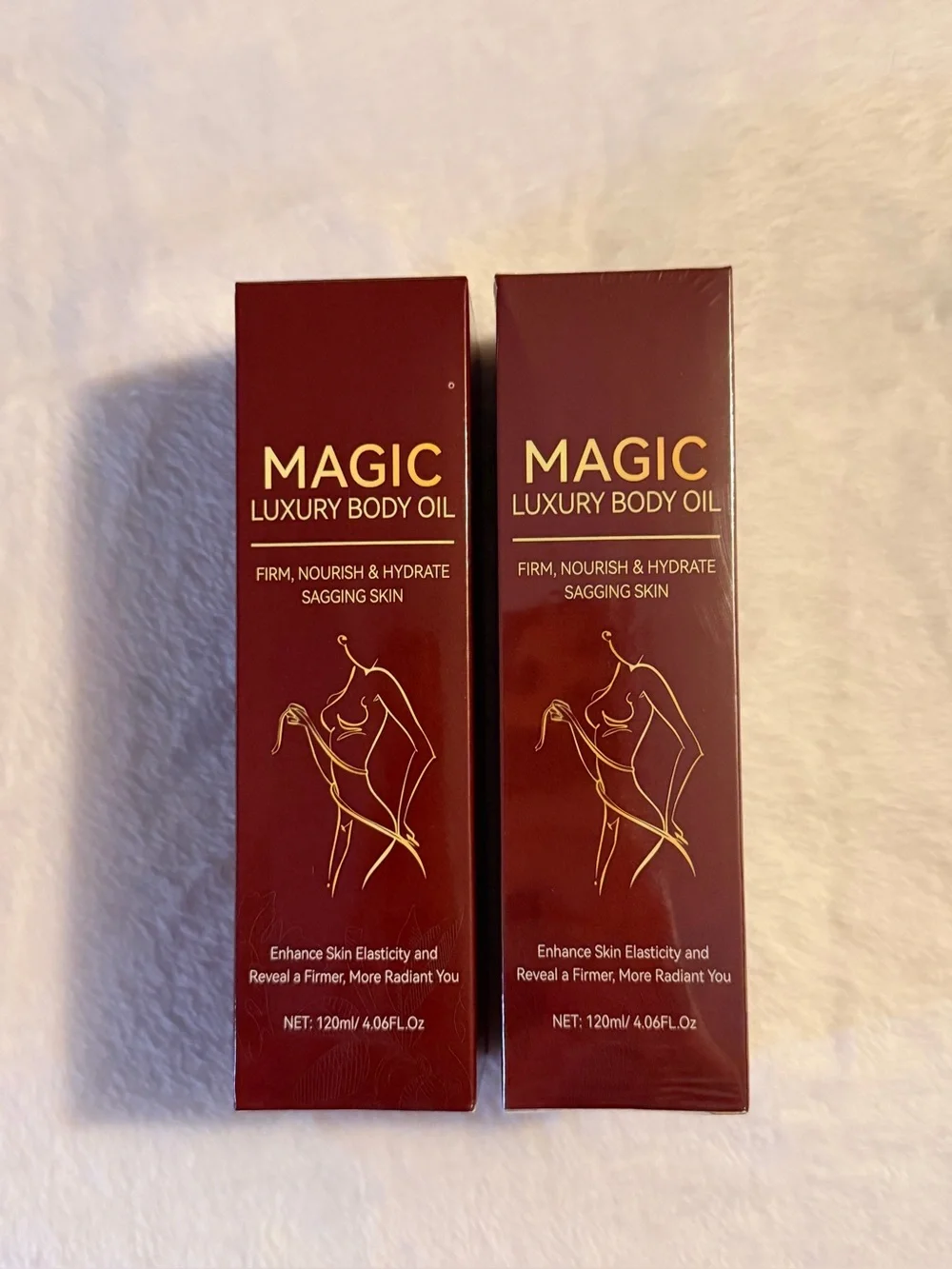 2 Pk Body Firming Oil, Nourishing & Hydrating Dry Oil w/Vitamin E & Natural Oil